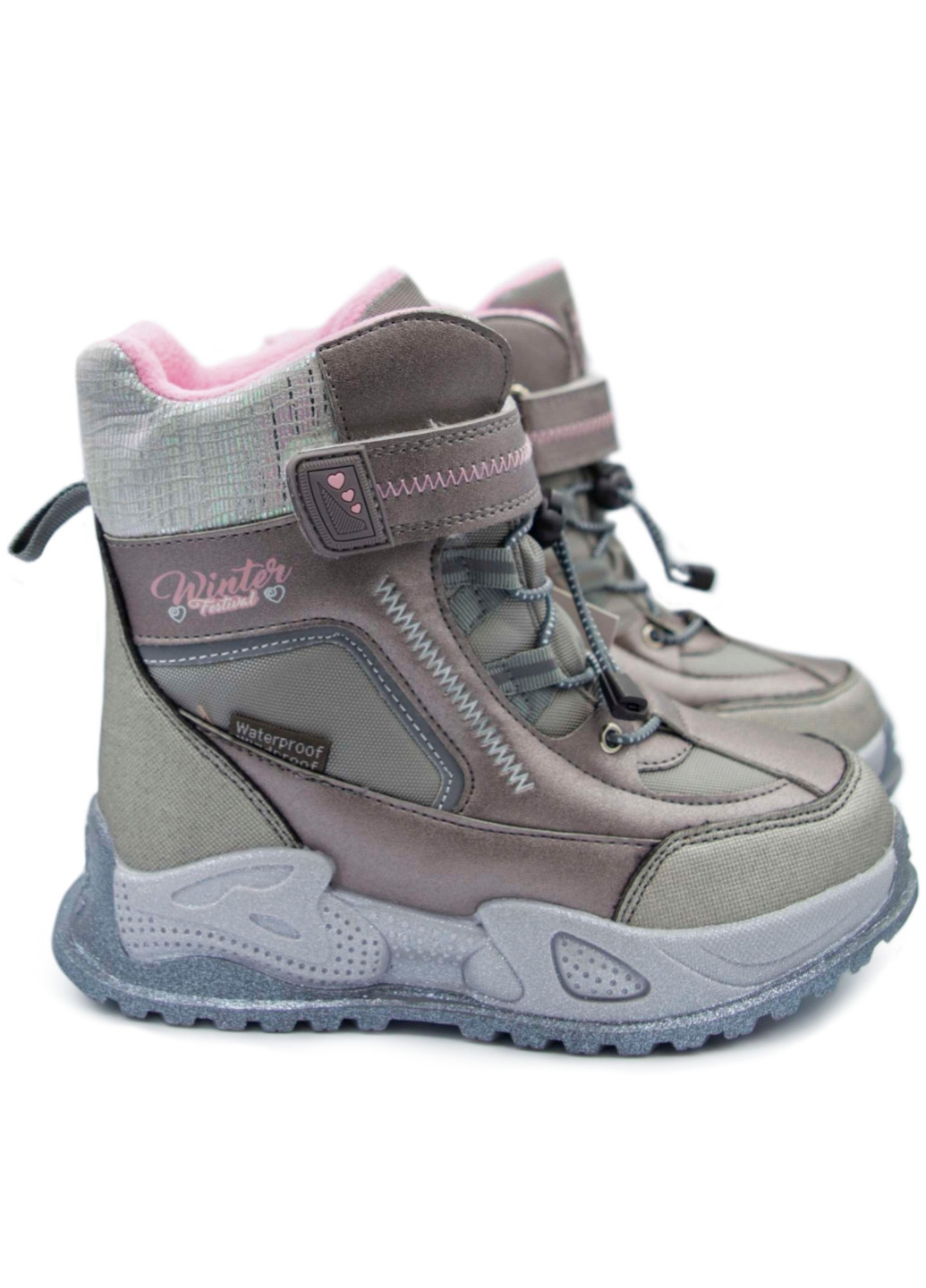 Зимові чоботи для дівчини, термовзуття, сноубутси, черевики, гоботи р .27-32 Том.М (254455878)