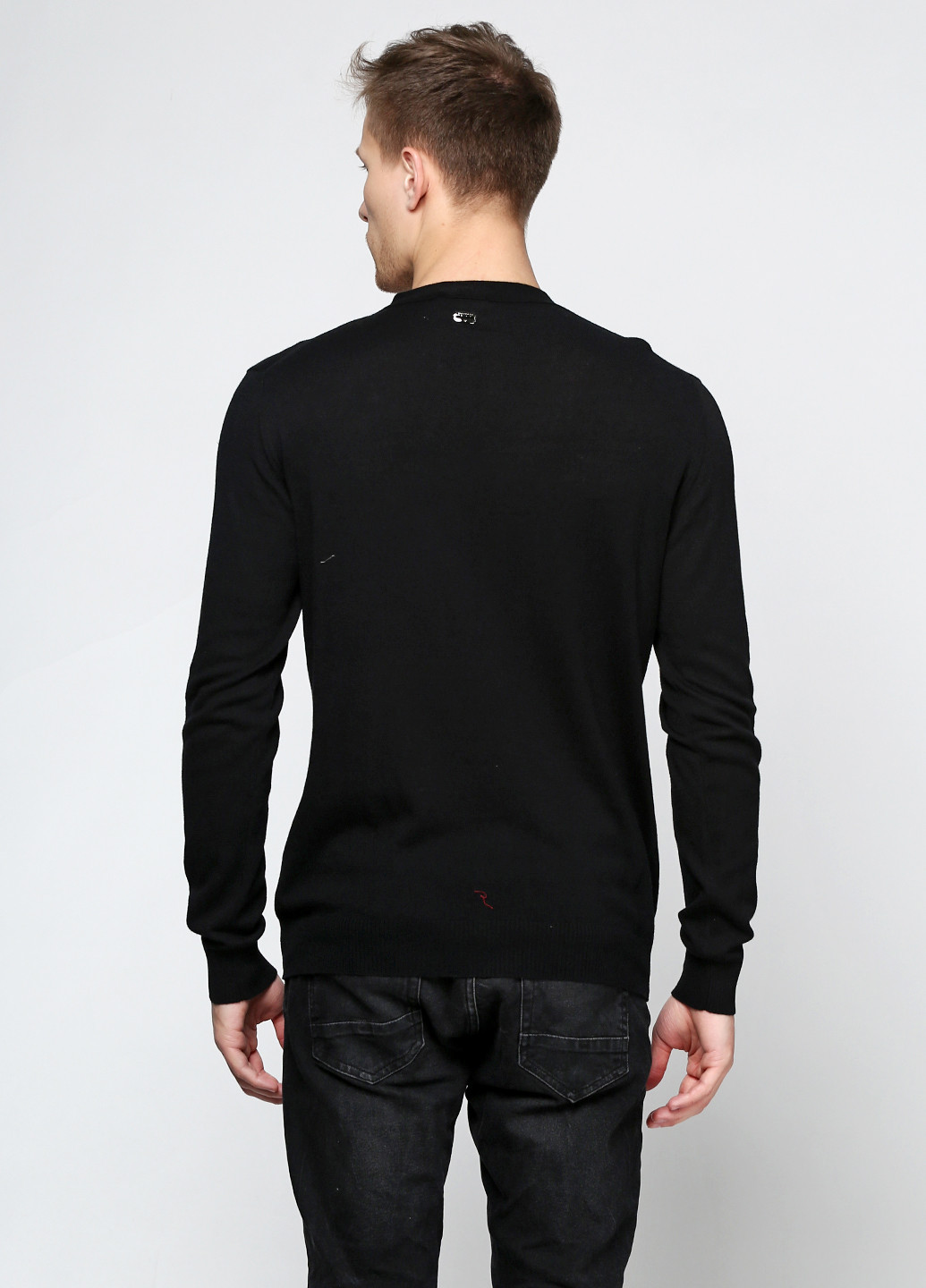Черный демисезонный пуловер пуловер Richmond X
