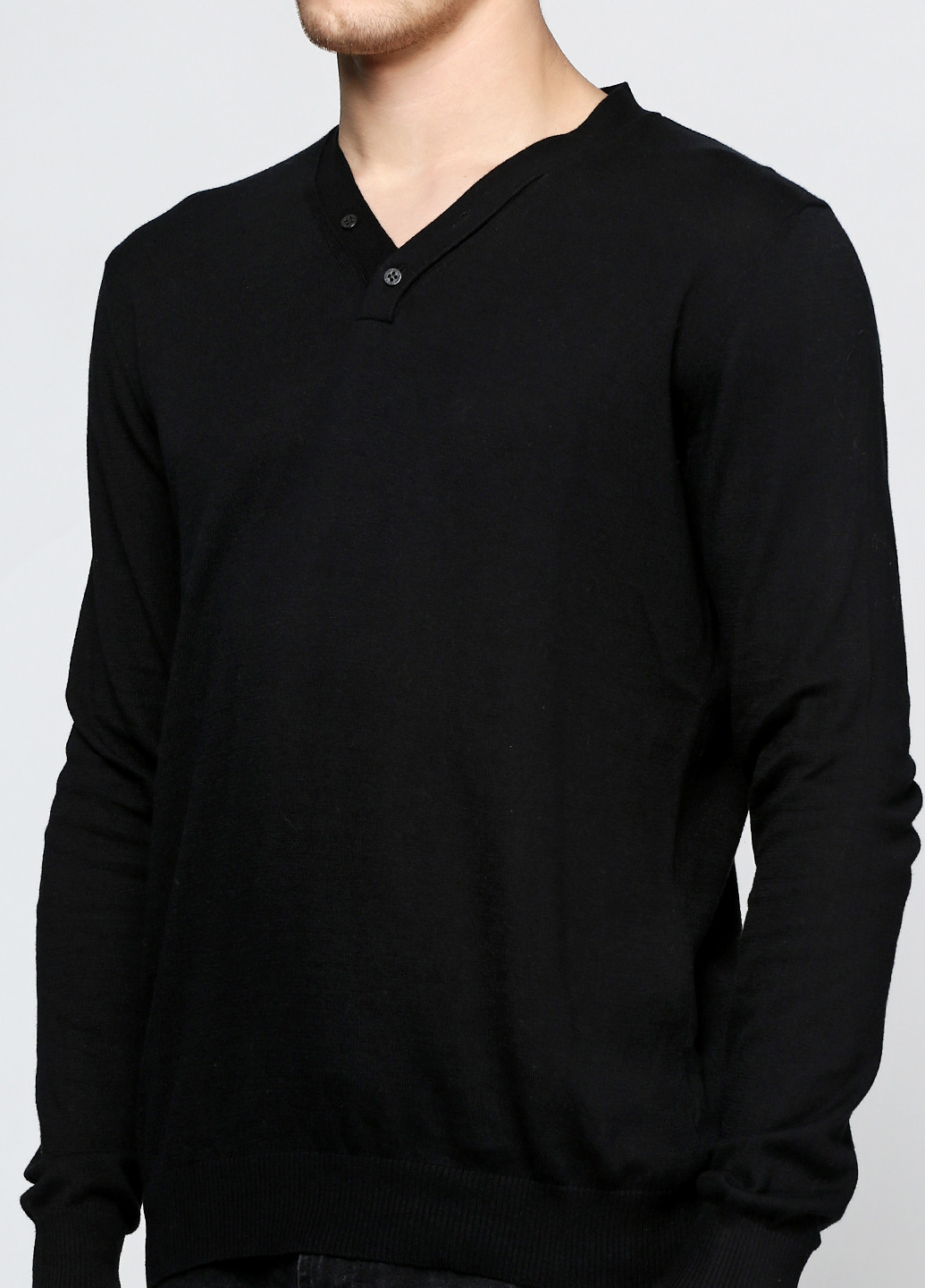 Чорний демісезонний пуловер пуловер Richmond X
