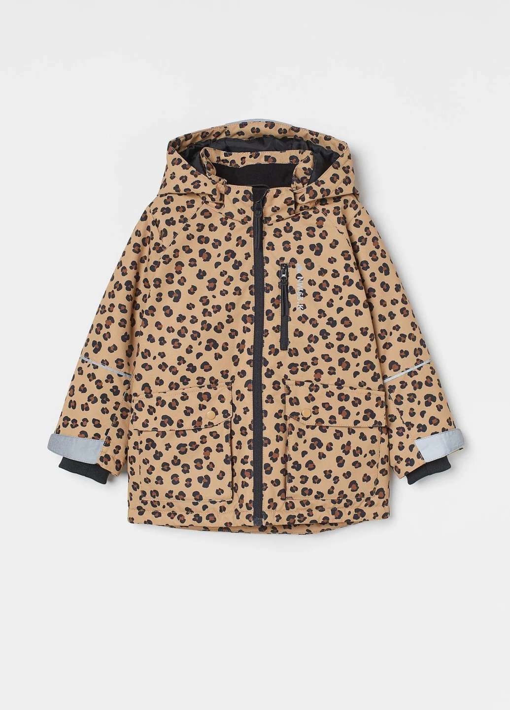 Бежевая куртка демісезон,леопардовий, H&M