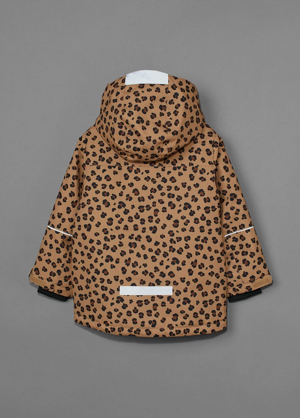 Бежевая куртка демісезон,леопардовий, H&M