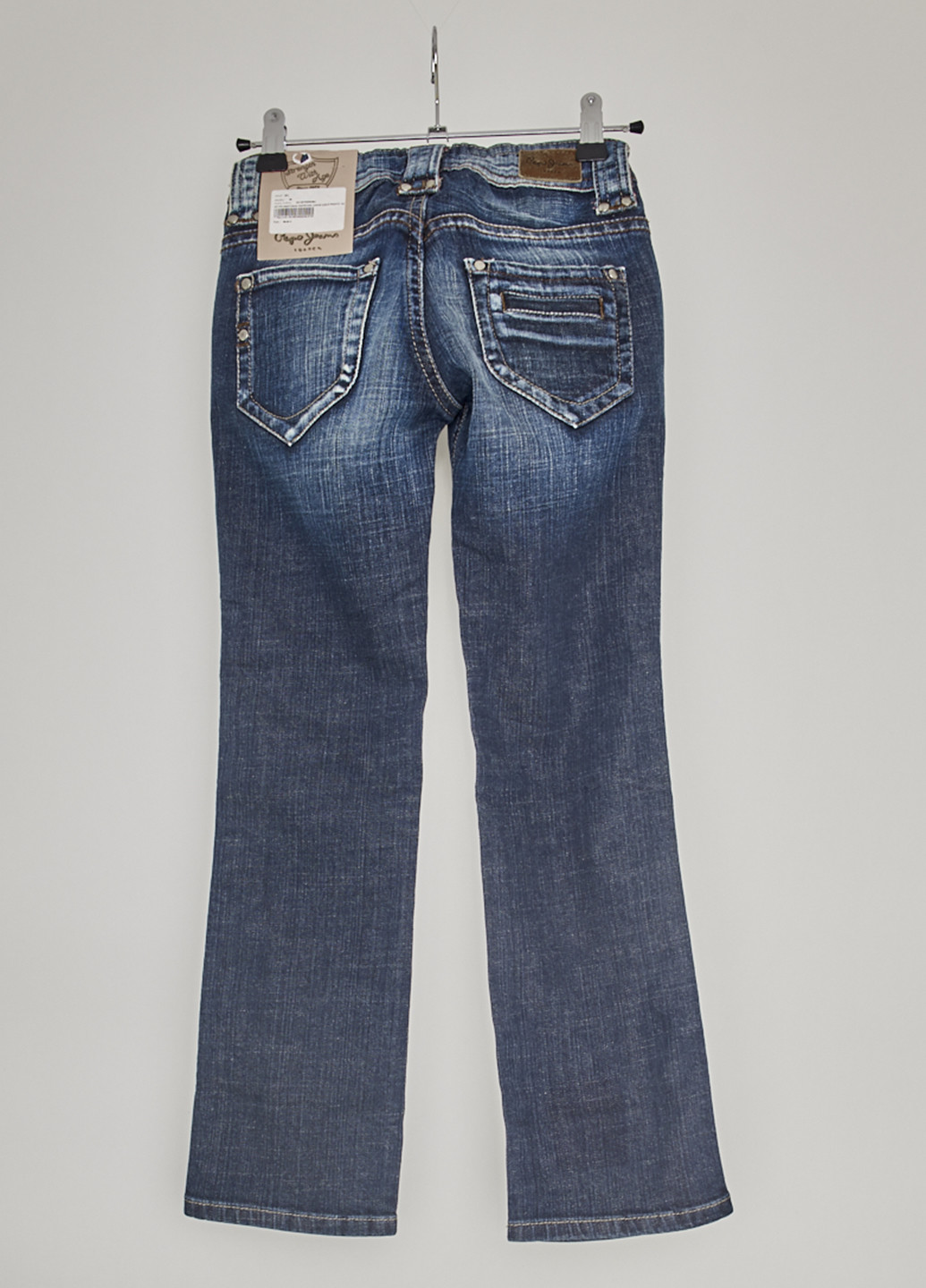 Темно-синие демисезонные прямые джинсы Pepe Jeans