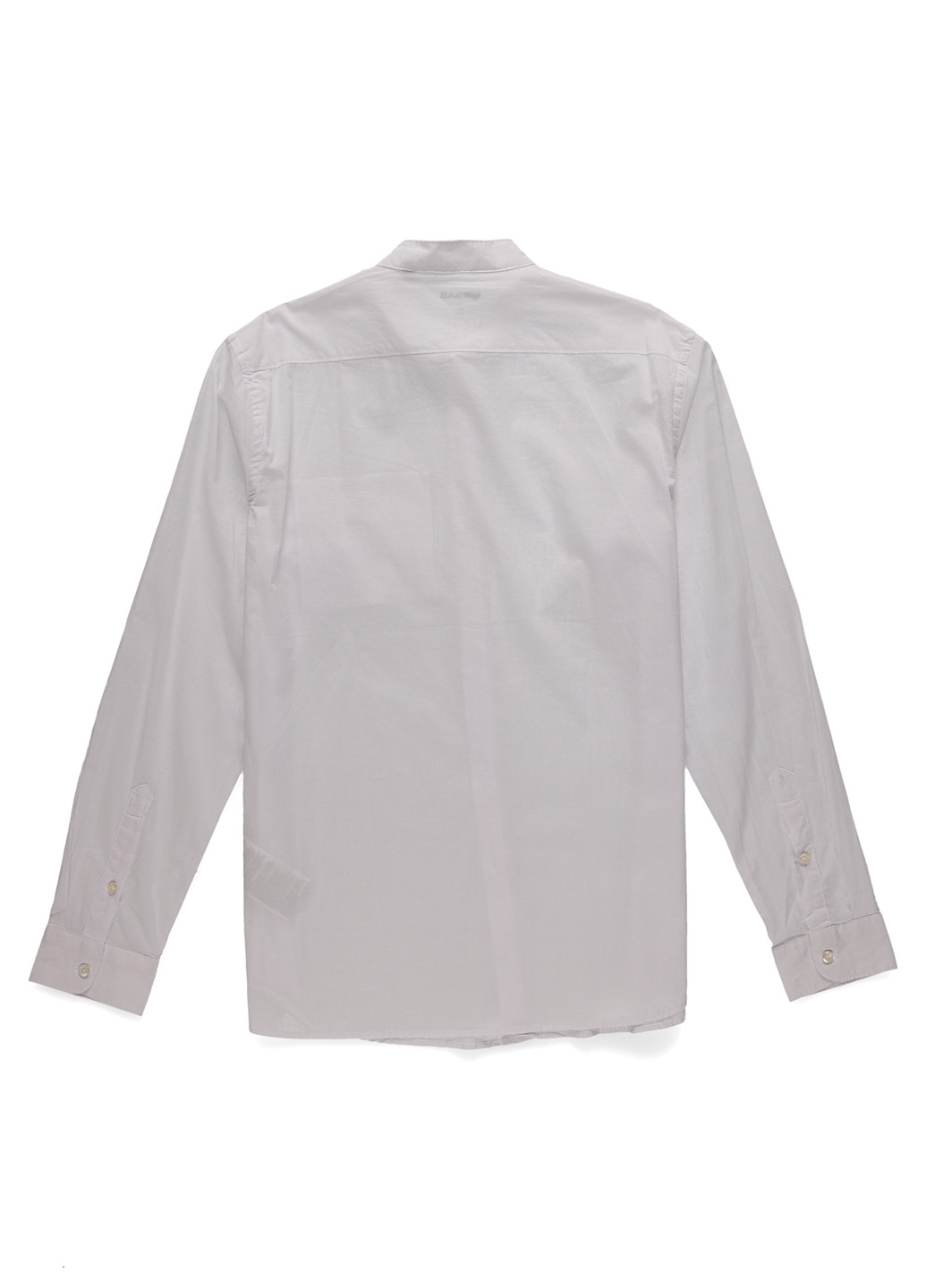 Белая кэжуал рубашка однотонная Gas