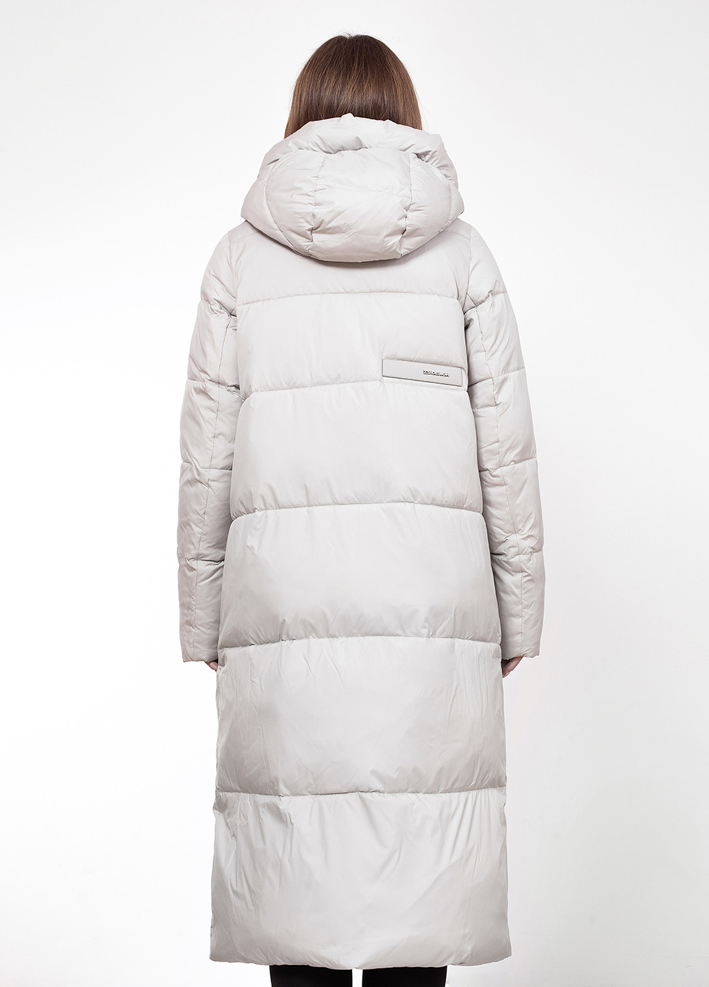 Светло-серая зимняя куртка куртка-пальто Peercat