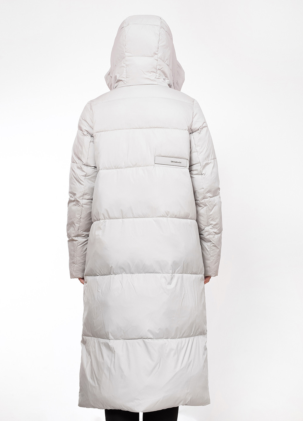 Светло-серая зимняя куртка куртка-пальто Peercat