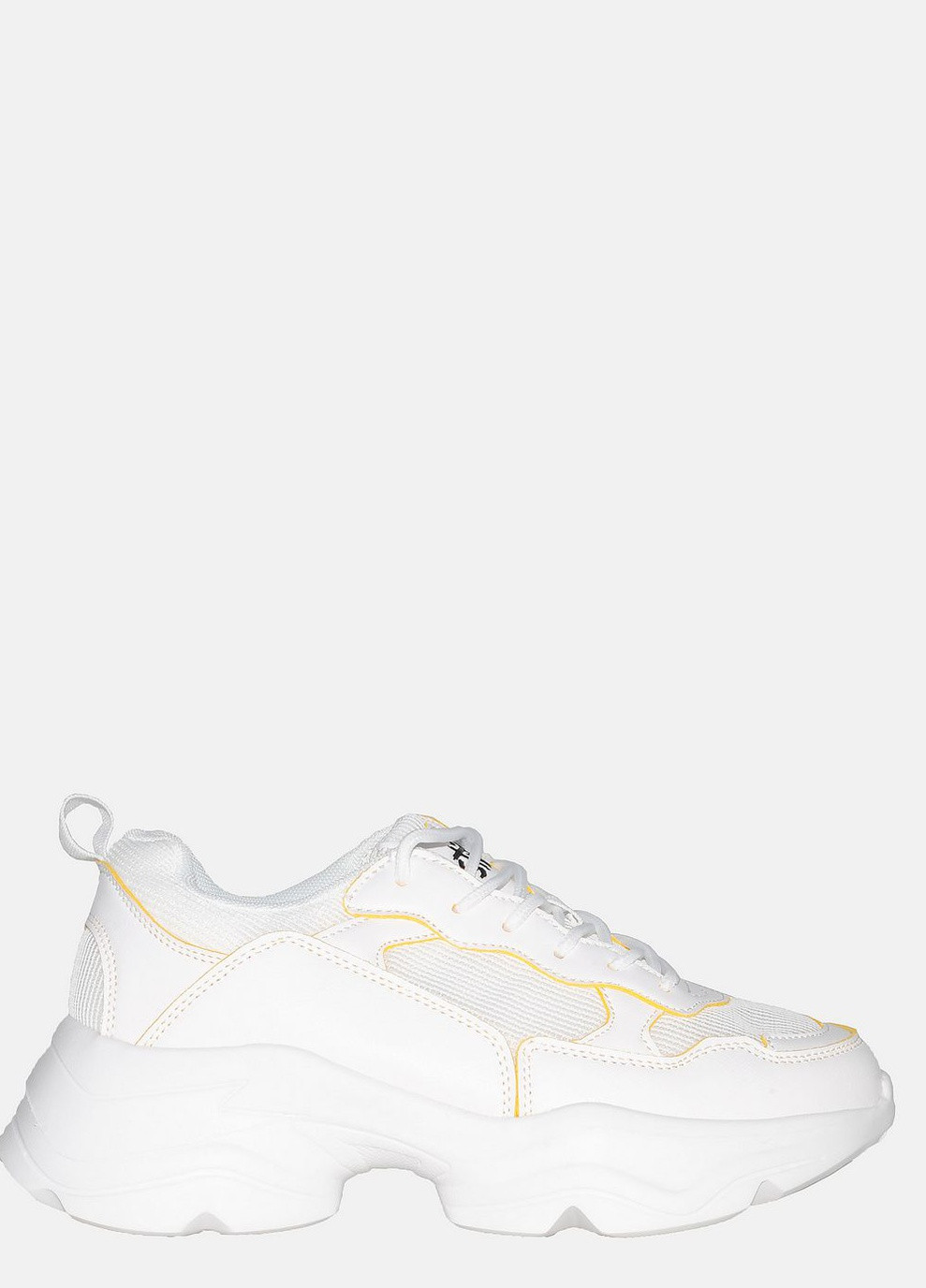 Білі осінні кросівки st3800-8 white-yellow Stilli