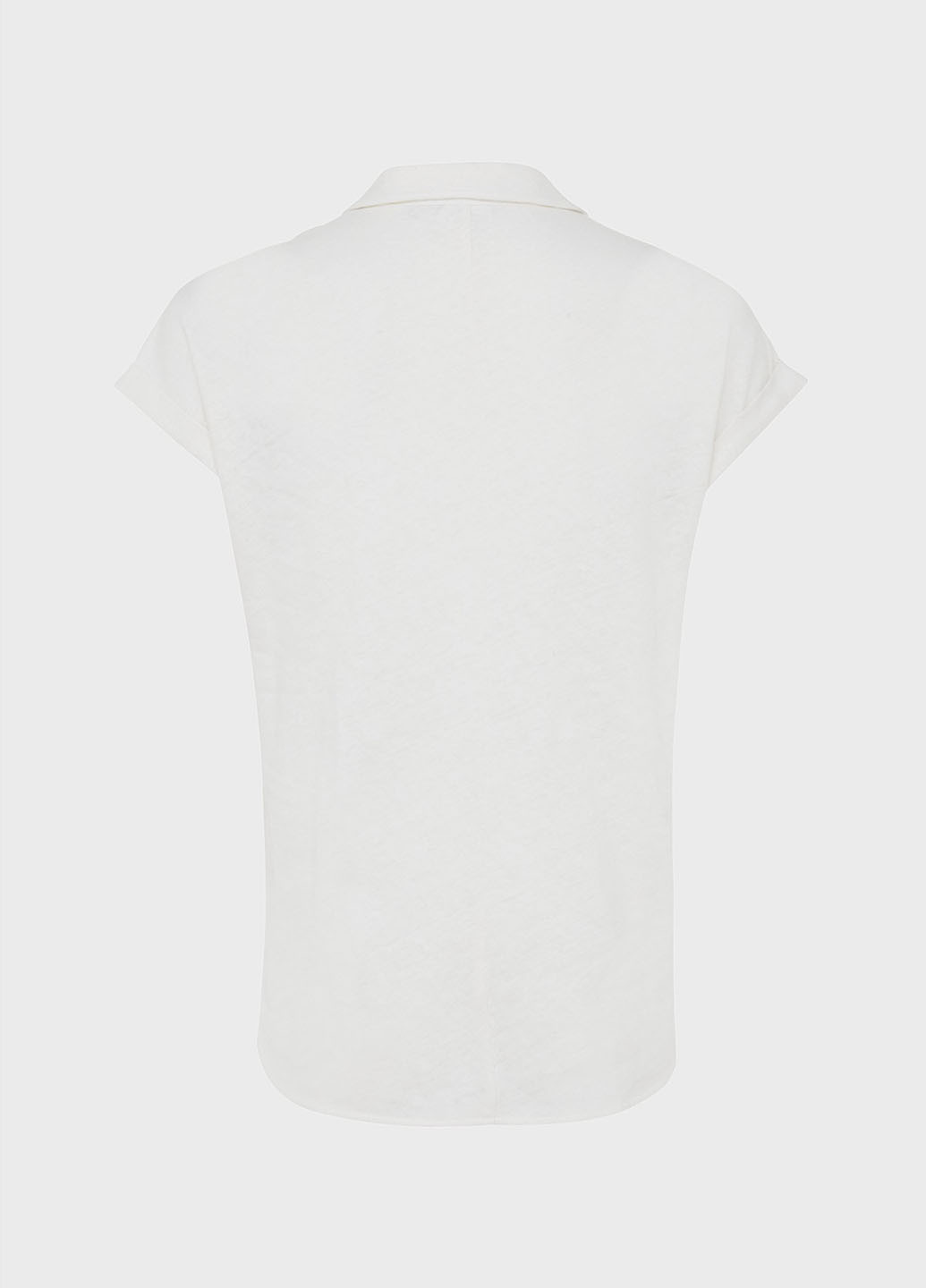 Белая женская футболка-поло Mexx однотонная
