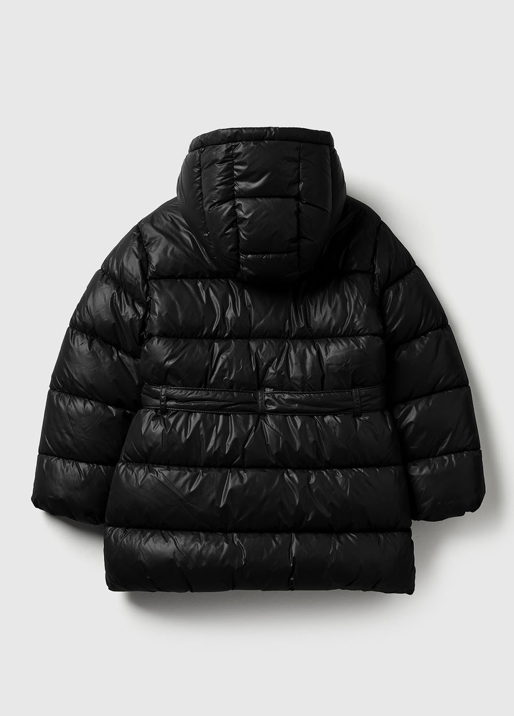 Черная демисезонная куртка куртка-пальто United Colors of Benetton