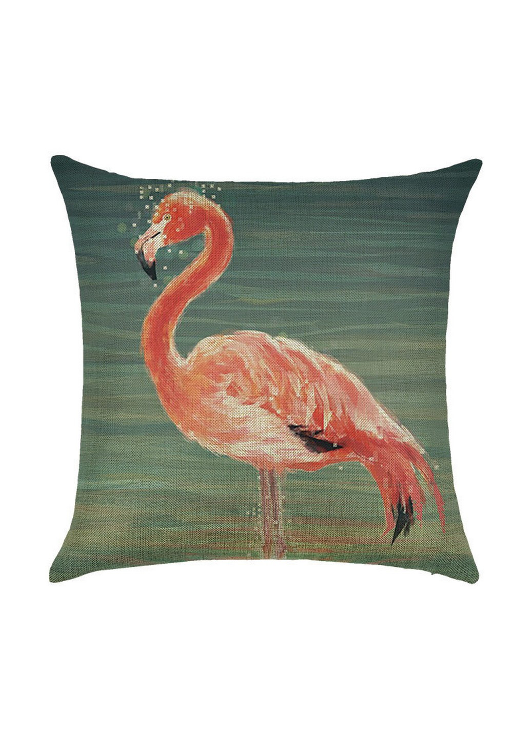 Подушка декоративная Фламинго в воде 45 х 45 см Berni (195079030)