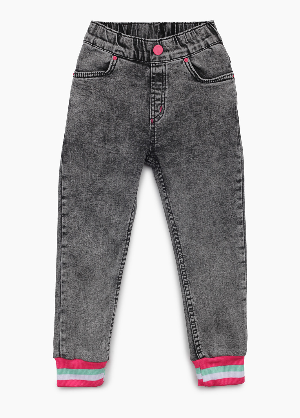 Темно-серые демисезонные джоггеры джинсы Redpolo