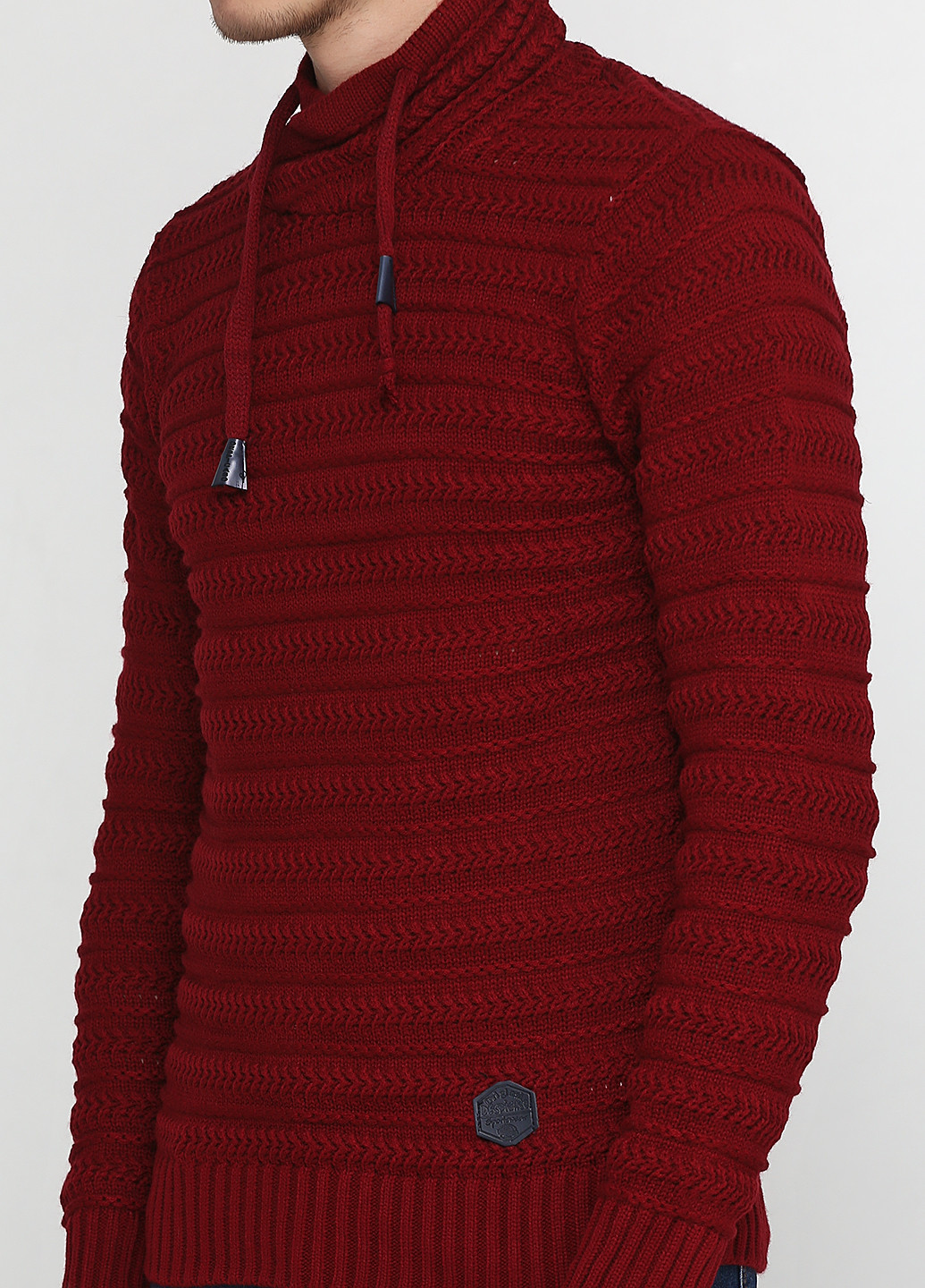 Бордовий зимовий светр Despicaso