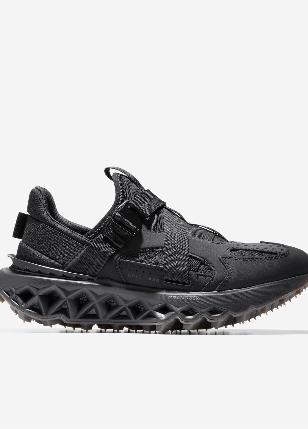 Кроссовки Cole Haan 5.ZERØGRAND Monk Strap Running Shoe чёрные демисезоны (303224473)