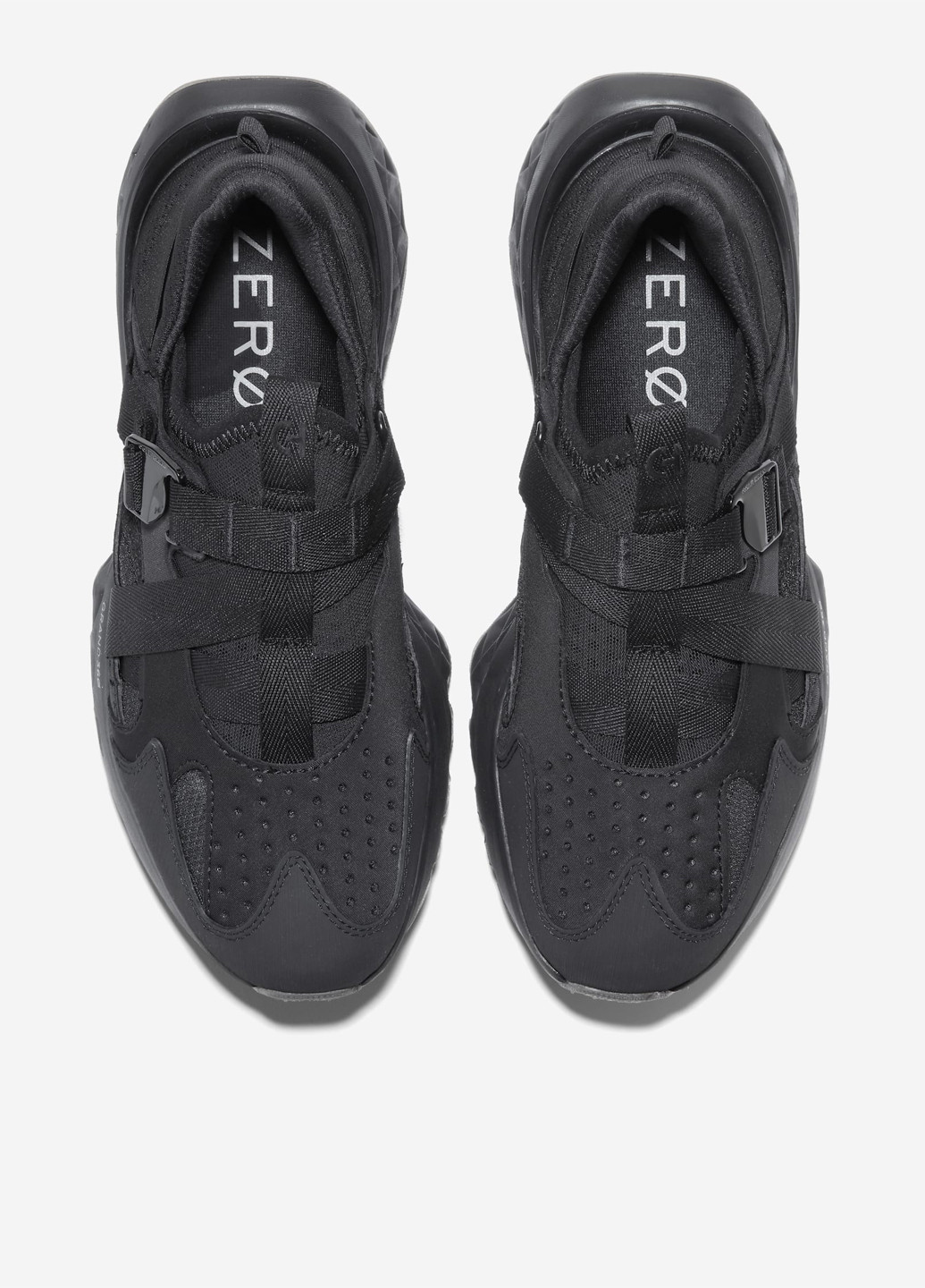 Кроссовки Cole Haan 5.ZERØGRAND Monk Strap Running Shoe чёрные демисезоны (303224473)