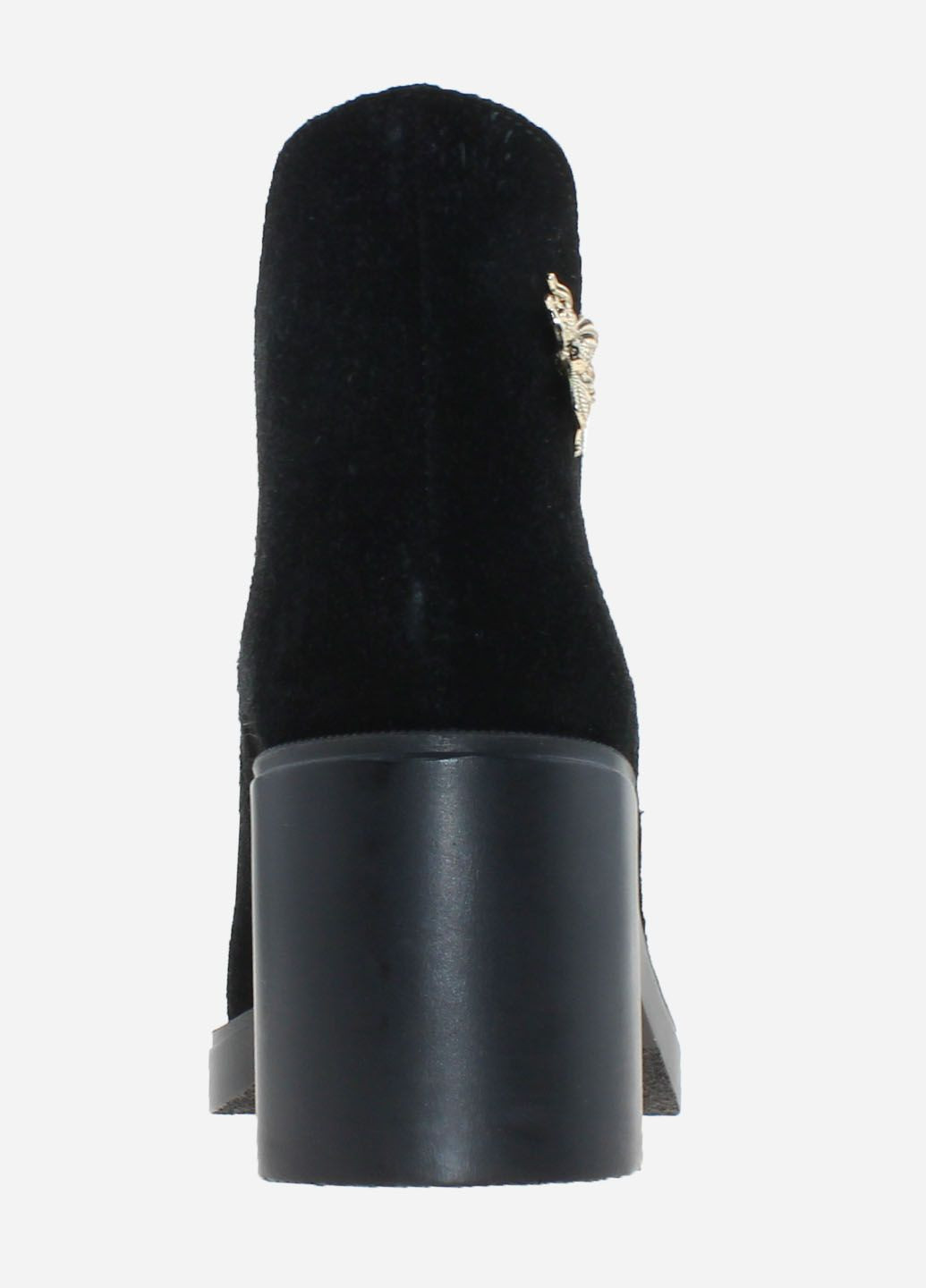 Осенние ботинки ro230-11 черный Olevit из натуральной замши