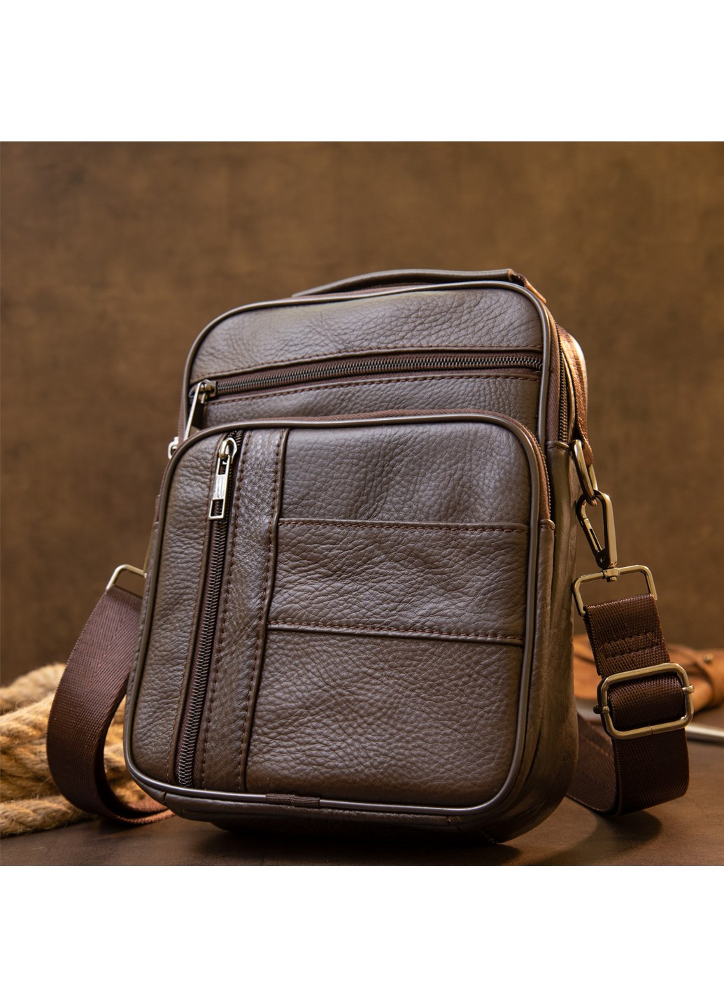 Шкіряний месенджер Vintage (241228814)