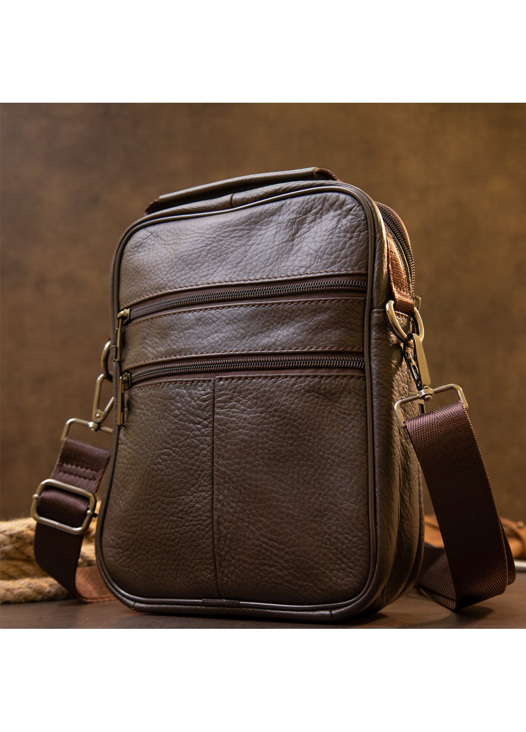 Шкіряний месенджер Vintage (241228814)