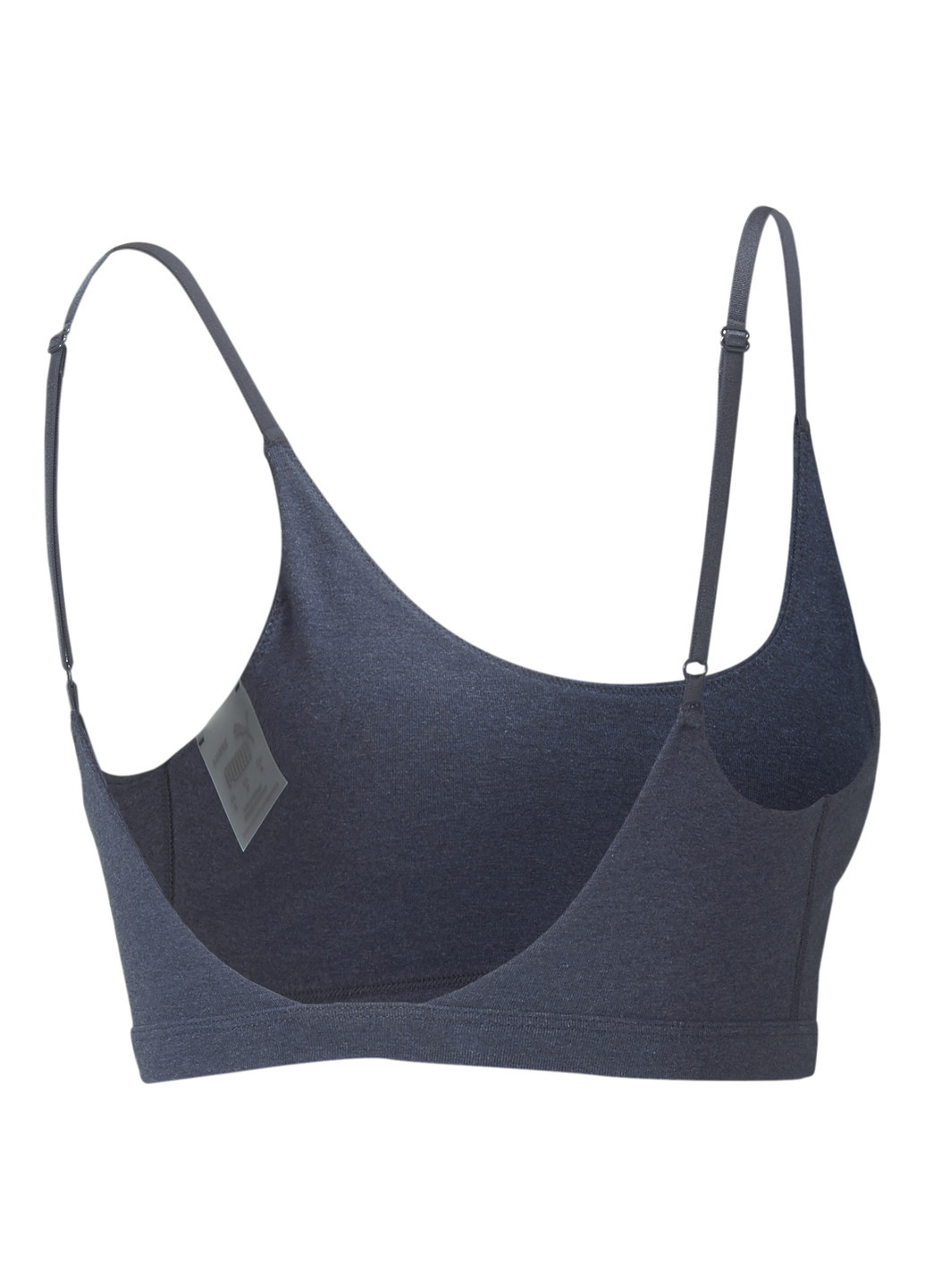 Синий бра low impact exhale women's training bra Puma хлопок, полиэстер, эластан