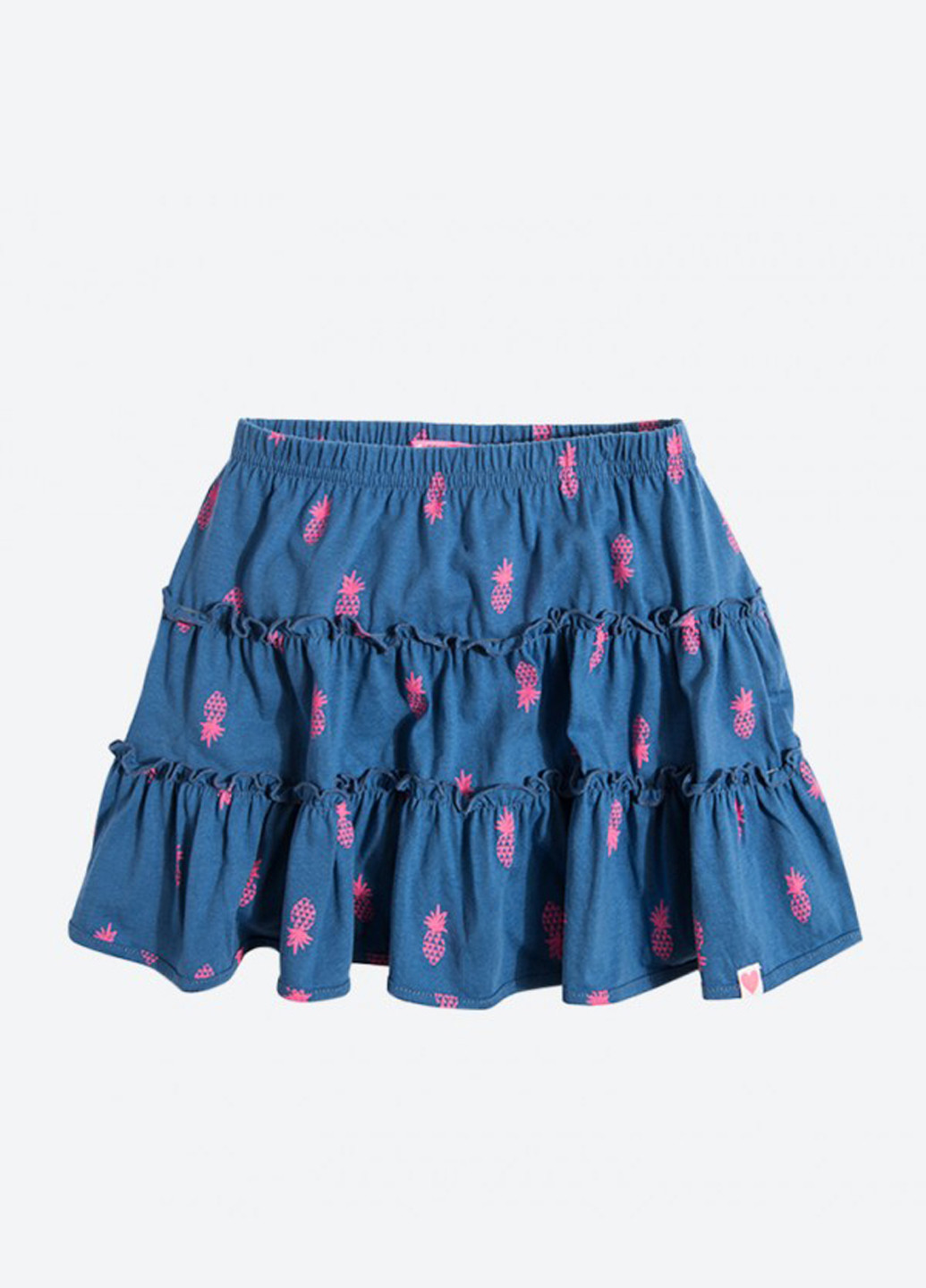 Синяя кэжуал с рисунком юбка Cool Club by SMYK клешированная