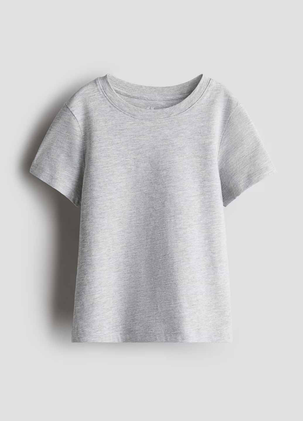 Світло-сіра літня футболка H&M