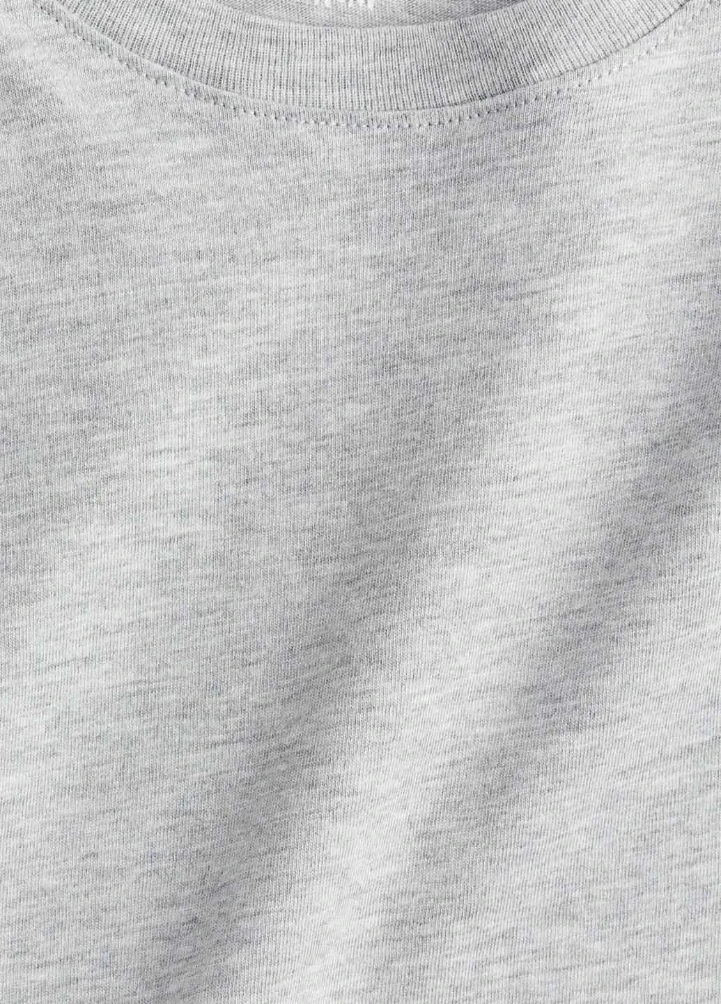 Світло-сіра літня футболка H&M