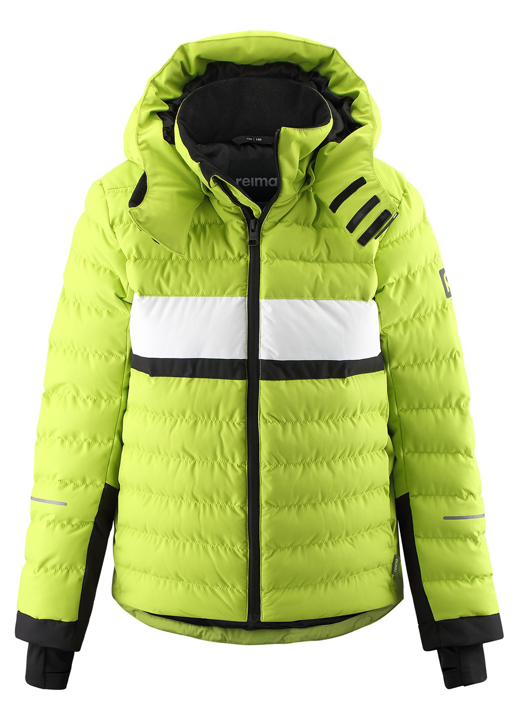 Салатовая зимняя куртка лыжная Reima Alkhornet