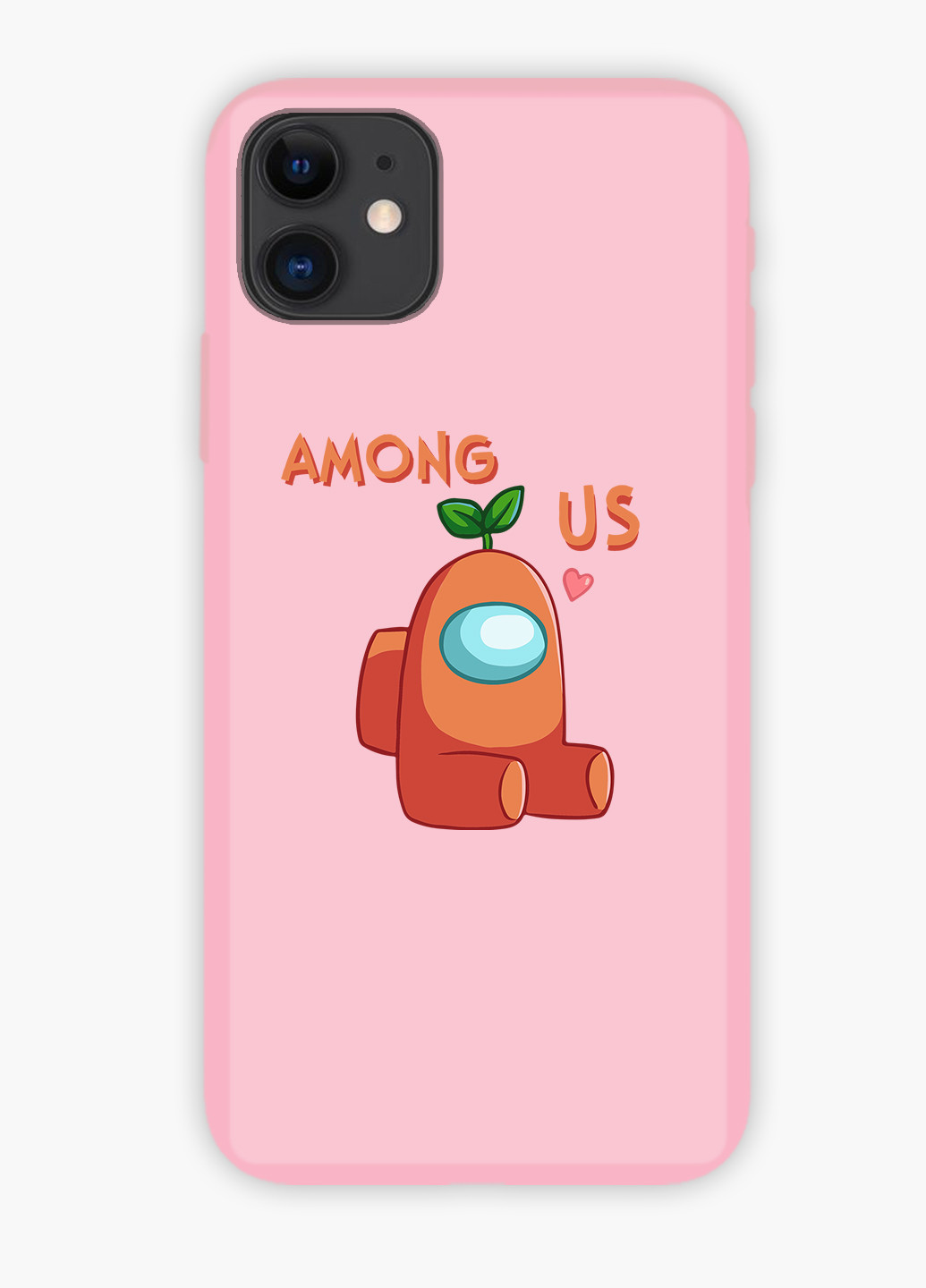 Чехол силиконовый Apple Iphone 6 Оранжевый Амонг Ас (Orange Among Us) (6937-2410) MobiPrint (219561365)