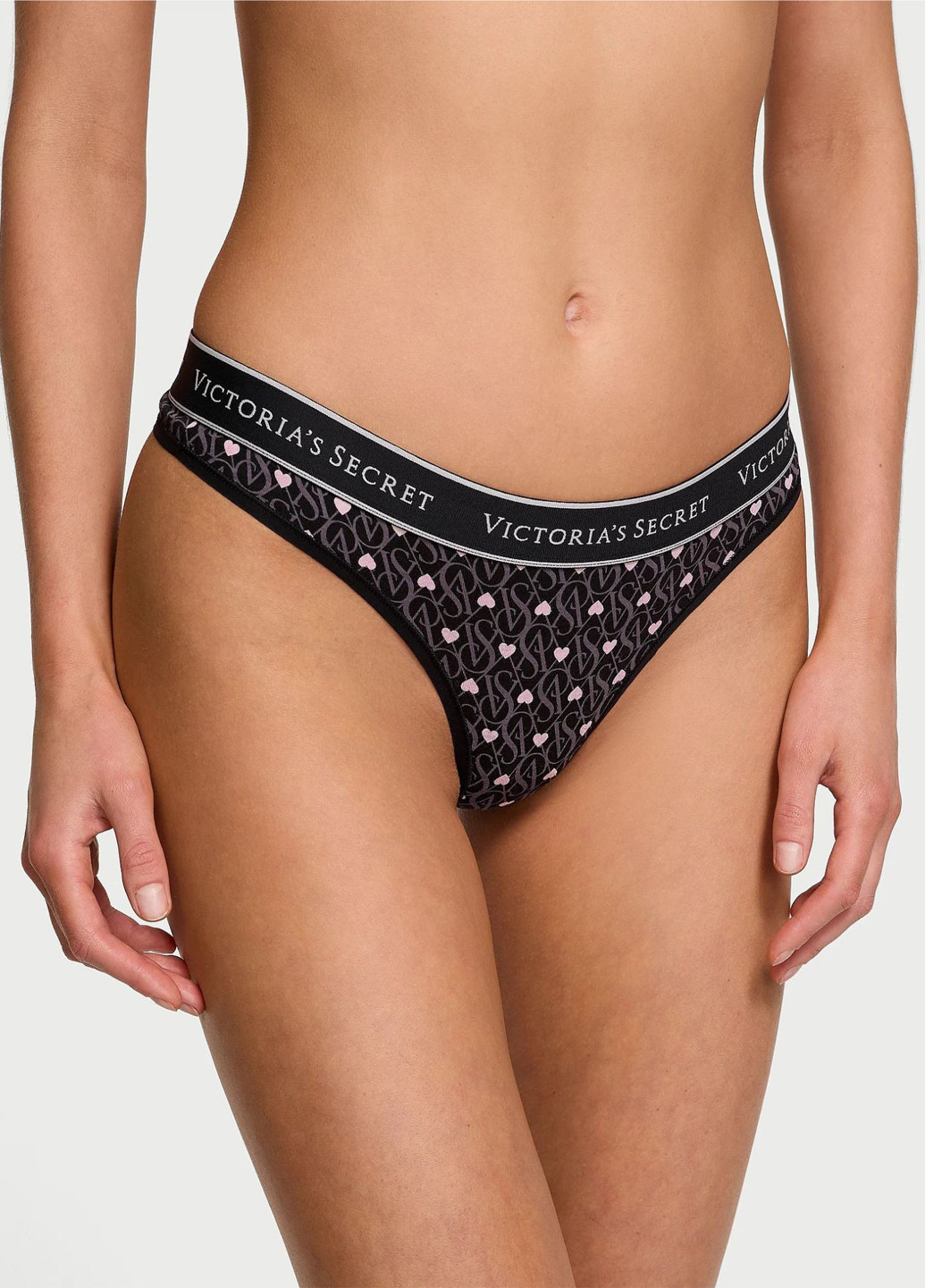 Чорний демісезонний комплект (бюстгальтер, трусики) Victoria's Secret