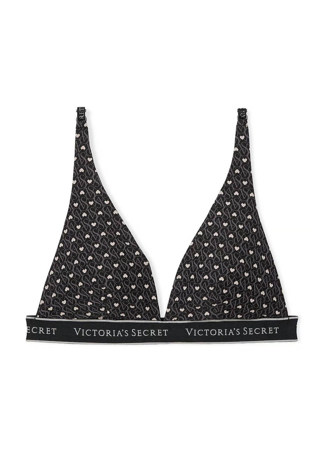 Чорний демісезонний комплект (бюстгальтер, трусики) Victoria's Secret