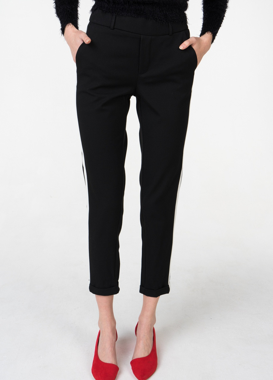 Черные демисезонные брюки Vero Moda