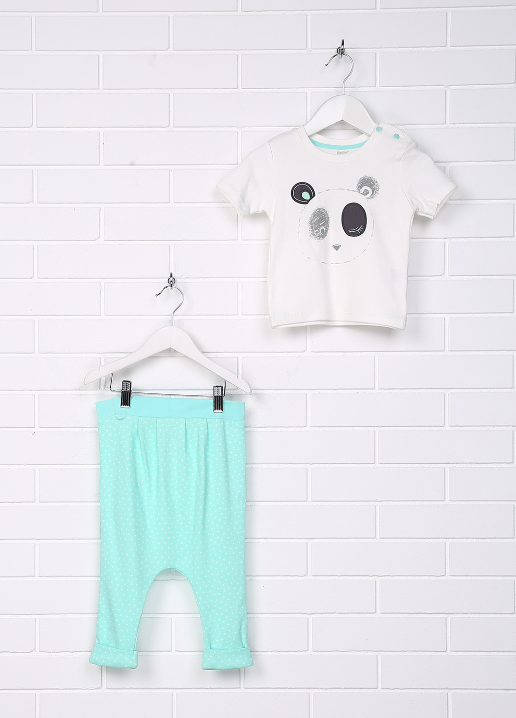 Комбінований демісезонний комплект (футболка, штани) Baby corner