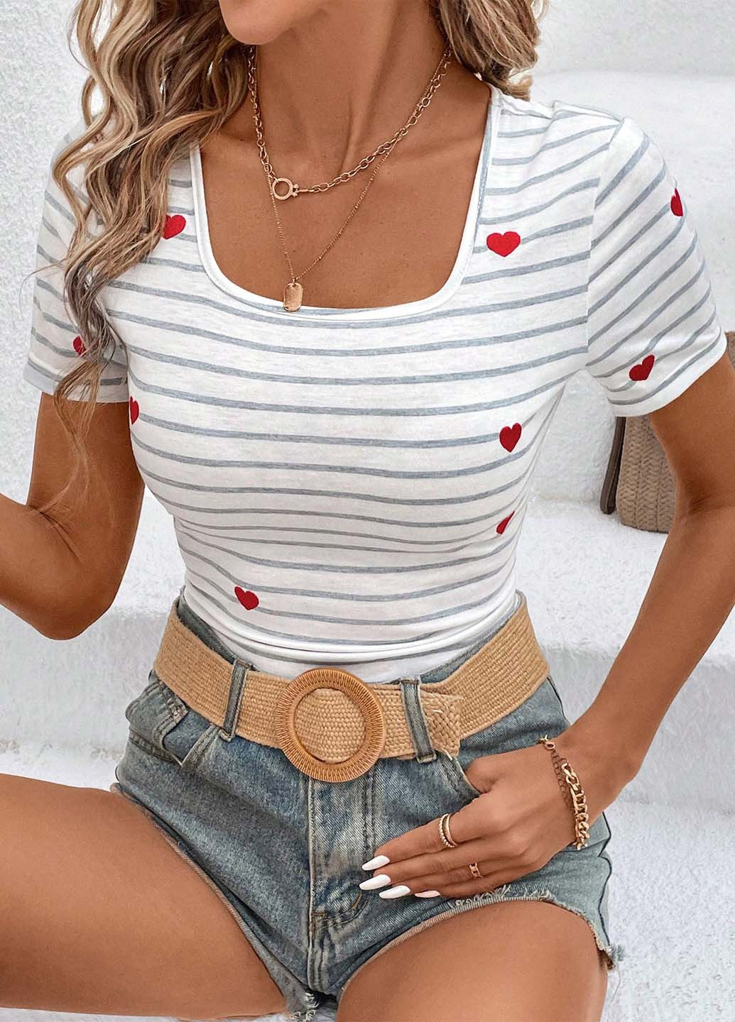 Футболка Emery Rose - (334432551)