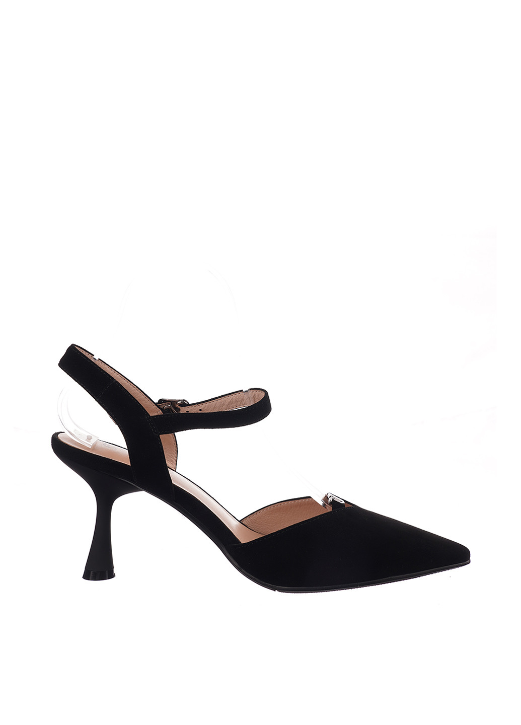 Blizzarini Туфли слингбеки черный з натуральная замша, украина — демисезон (322042289)
