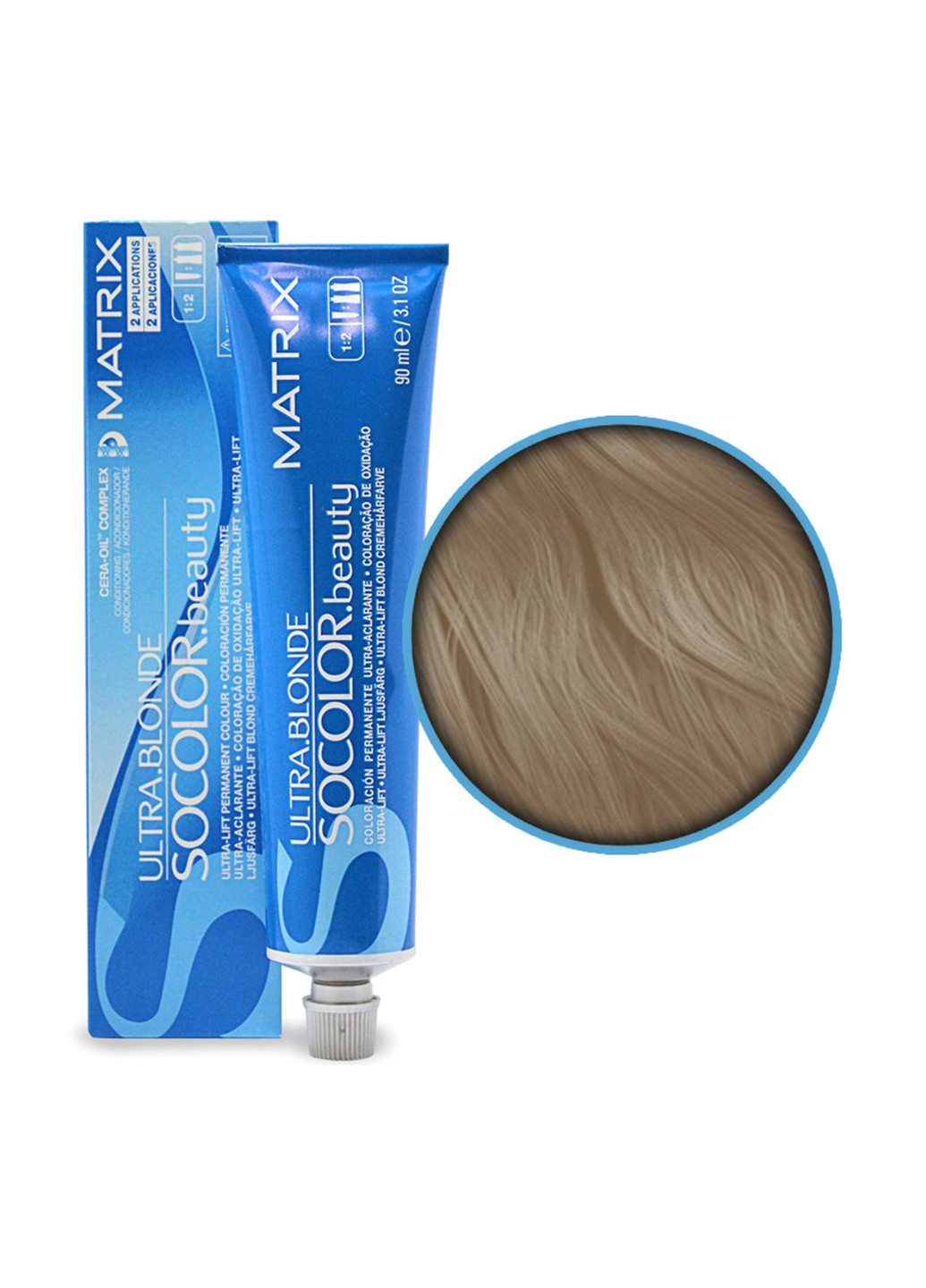 Краска для волос осветляющая UL-P (перламутровый), 90 мл Matrix (77022081)