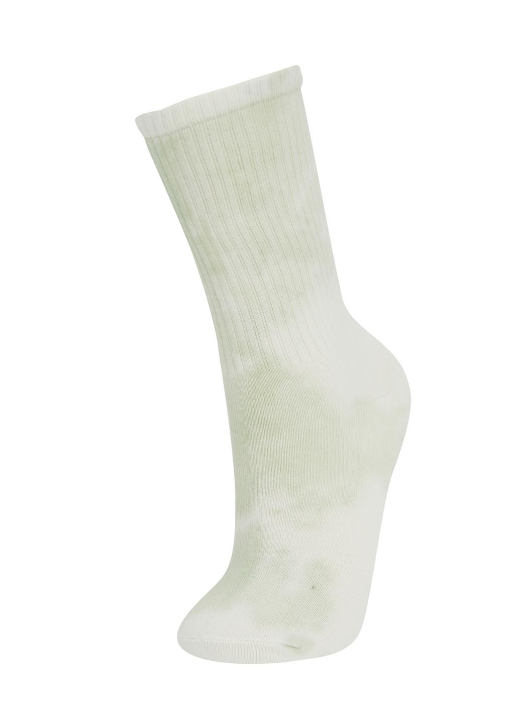 Шкарпетки (2 пари) DeFacto абстрактні айворі повсякденні