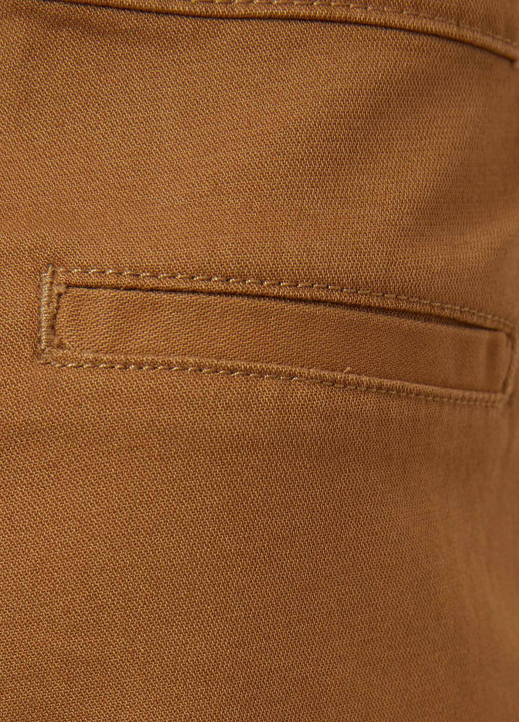Коричневые кэжуал демисезонные брюки карго DeFacto