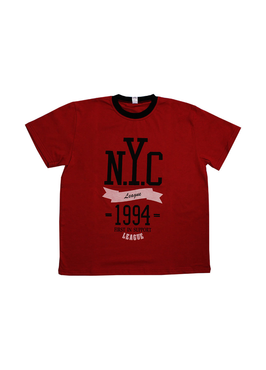 Красная летняя футболка Валери-Текс