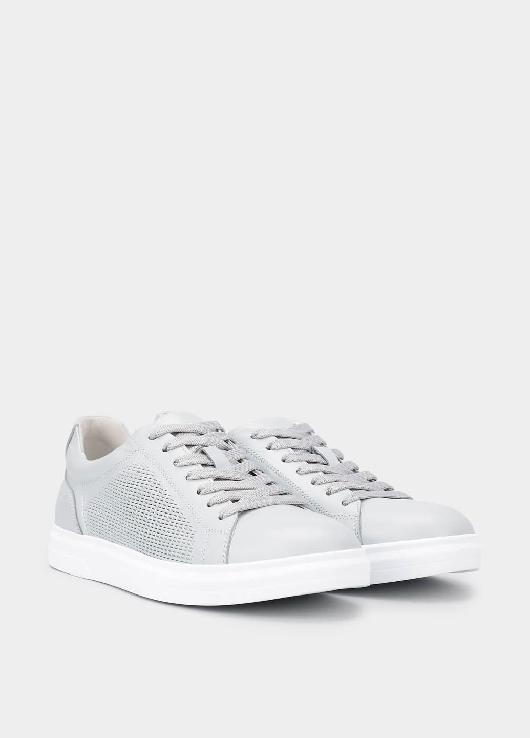 Светло-серые кеды Gunter