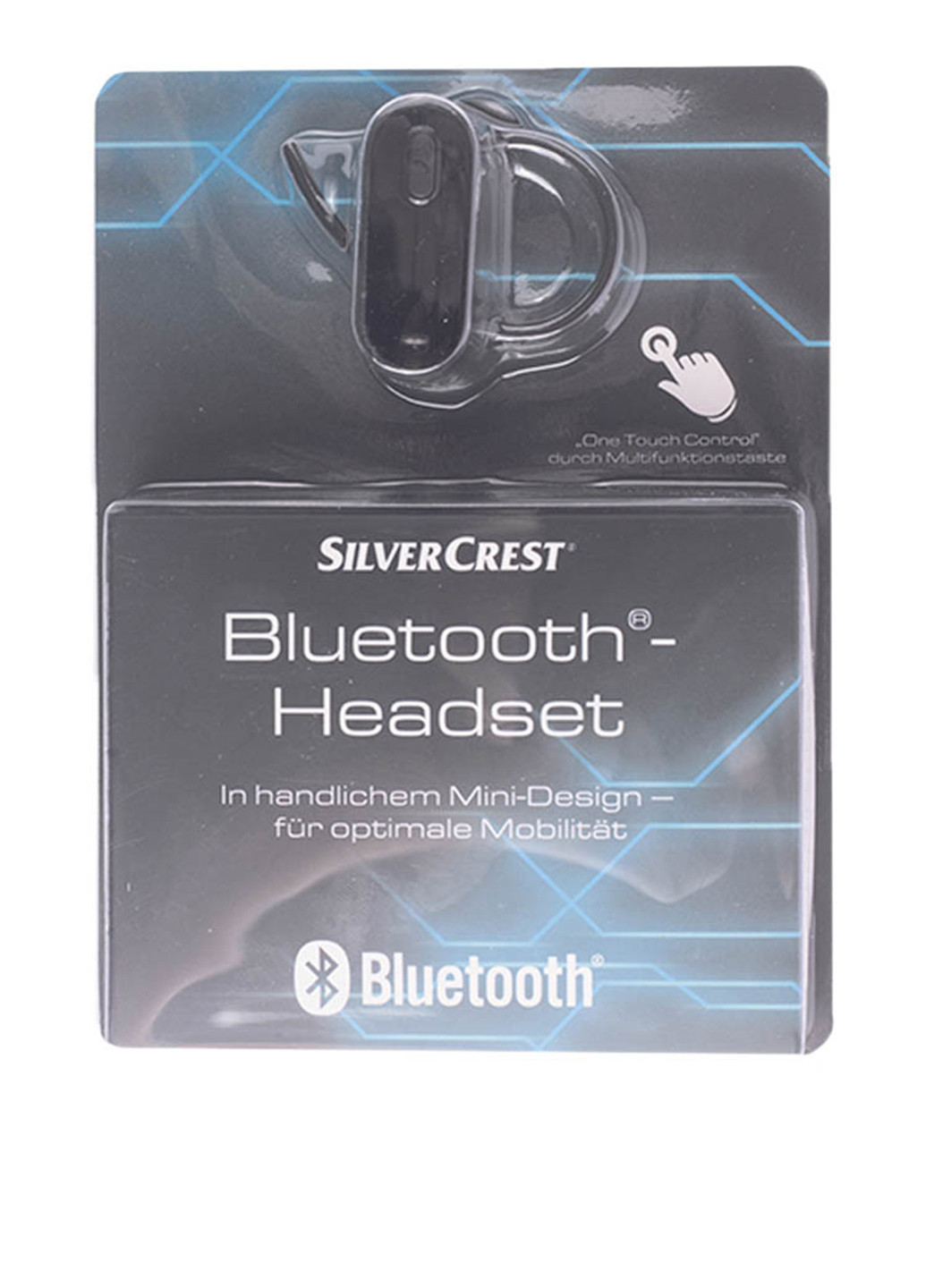 Bluetooth гарнитура Silvercrest чёрная