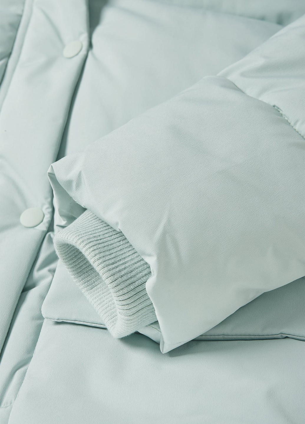 Мятная зимняя куртка C&A