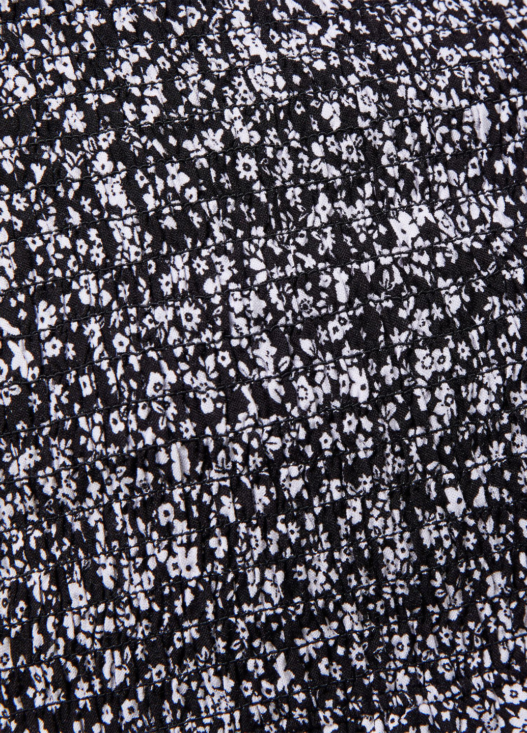 Черно-белая кэжуал цветочной расцветки юбка Jennyfer а-силуэта (трапеция)