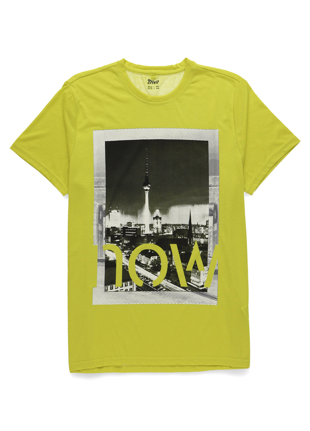 Лаймовая футболка Crivit