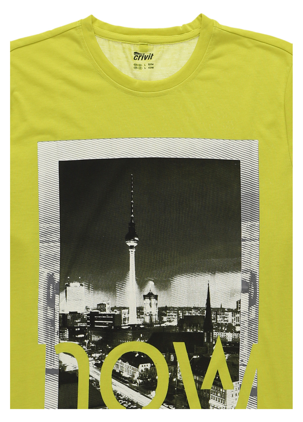 Лаймовая футболка Crivit