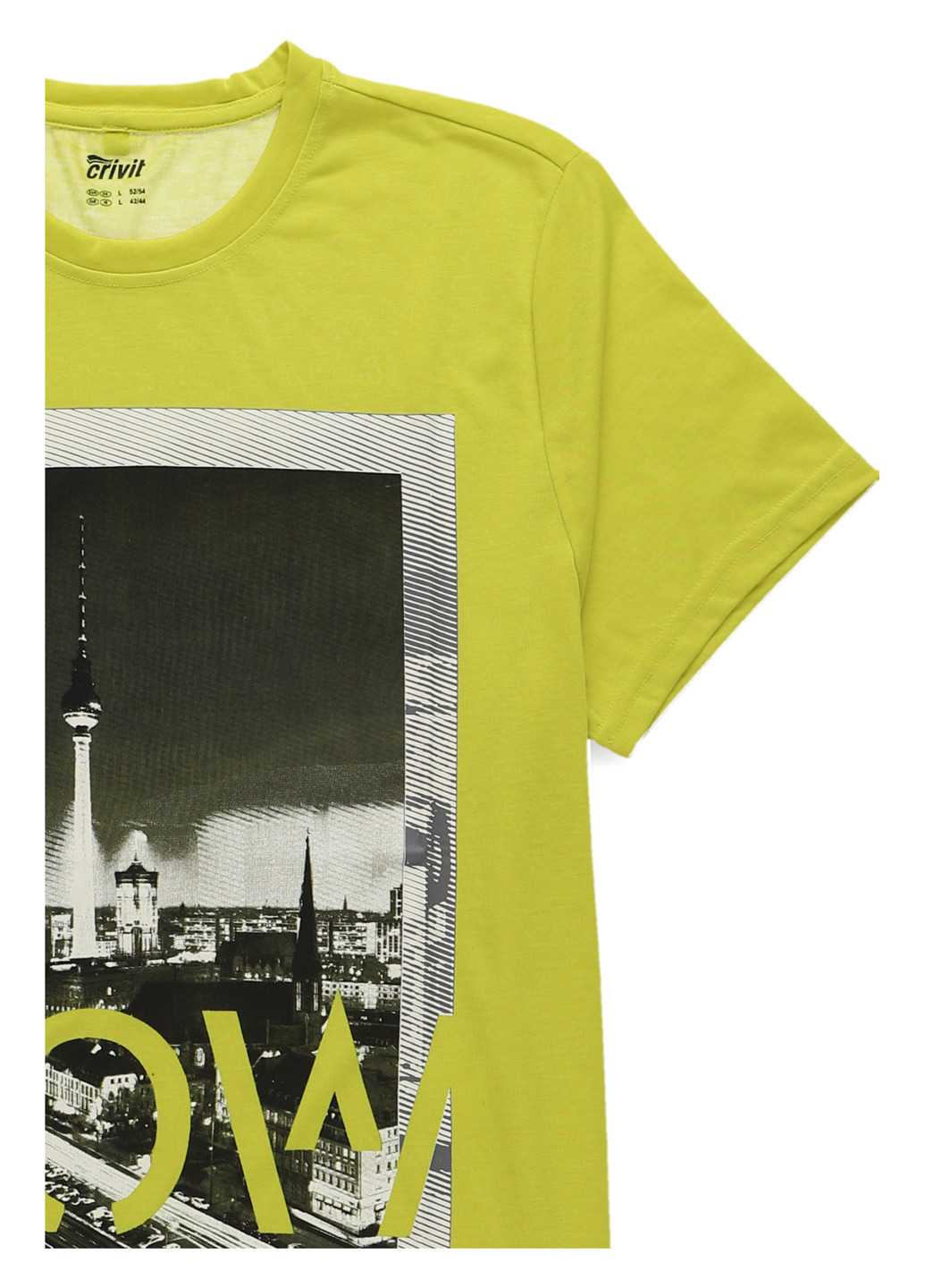 Лаймовая футболка Crivit