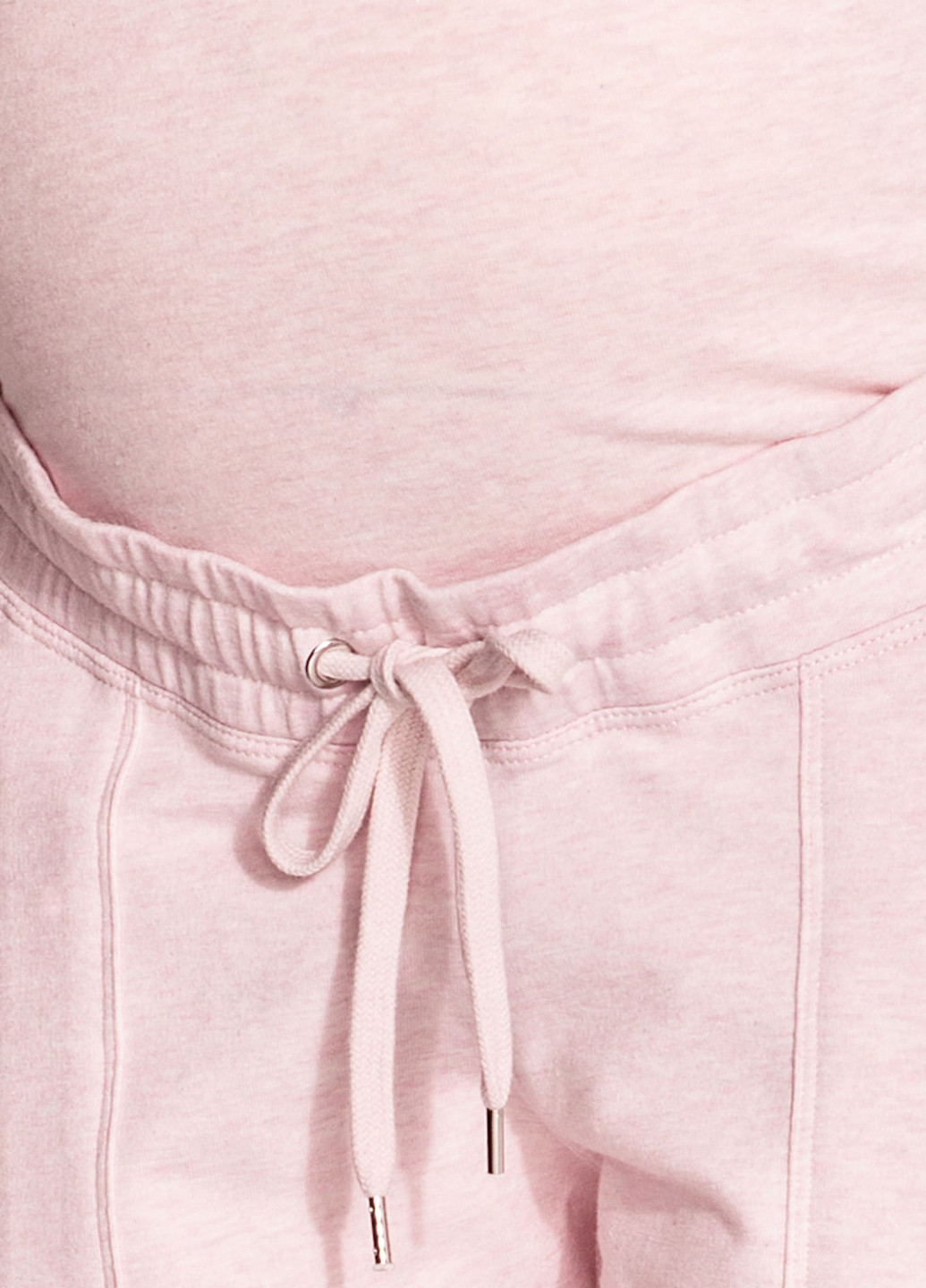 Светло-розовые спортивные демисезонные зауженные брюки H&M