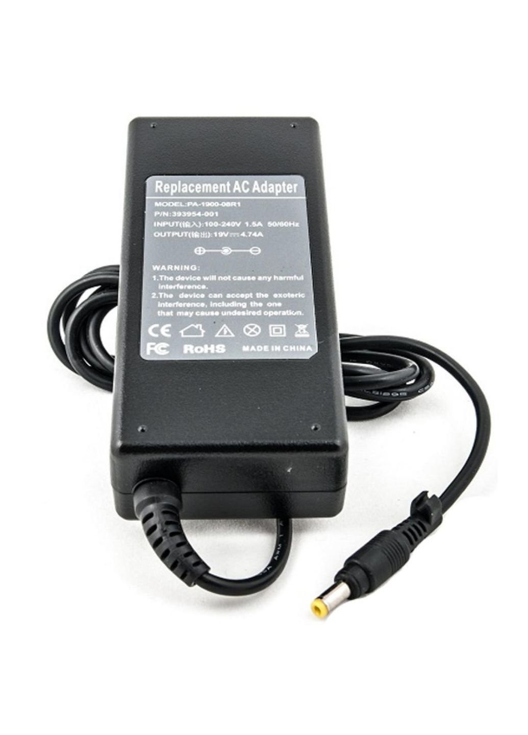 Блок живлення до ноутбука HP 220V, 19V 90W 4.74A (4.8 * 1.7) (HP90F4817) PowerPlant HP 220V, 19V 90W 4.74A (4.8*1.7) (250054990)