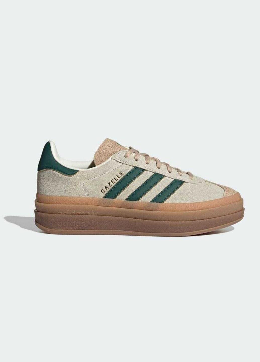 Кроссовки ID7056 adidas GAZELLE BOLD бежевые демисезоны (317218289)