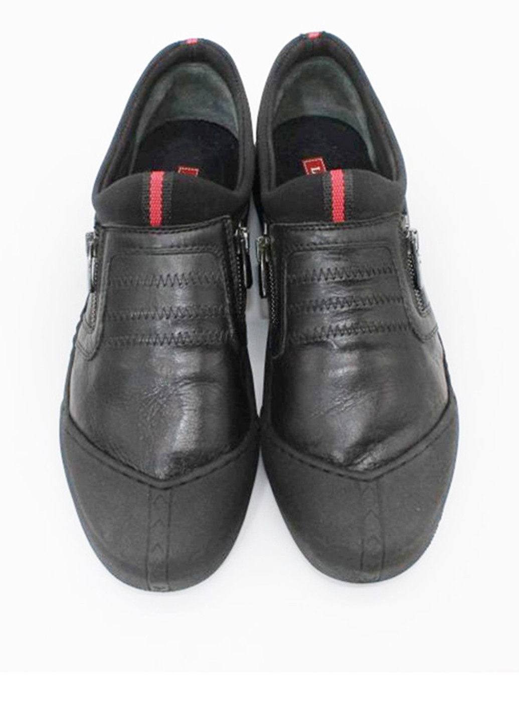 Черные кэжуал туфли Luciano Bellini на молнии