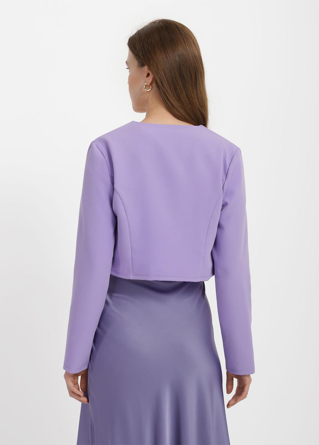 Сиреневый женский жакет Piazza Italia однотонный - летний