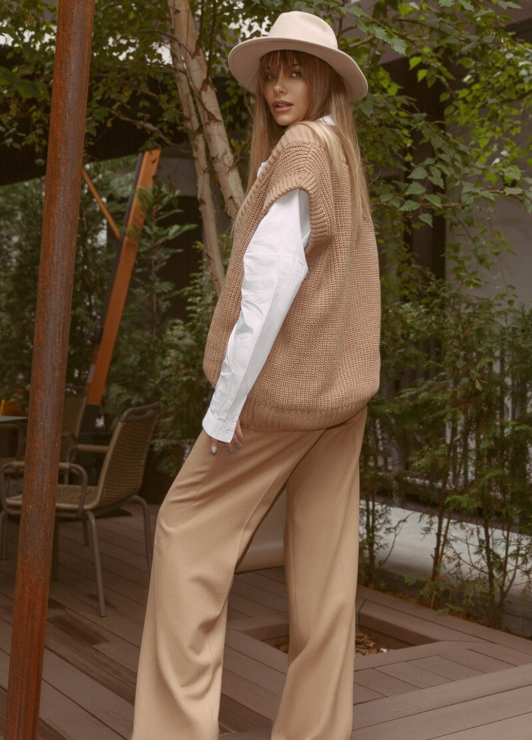 Шерстяные брюки-палаццо Gepur (253141916)