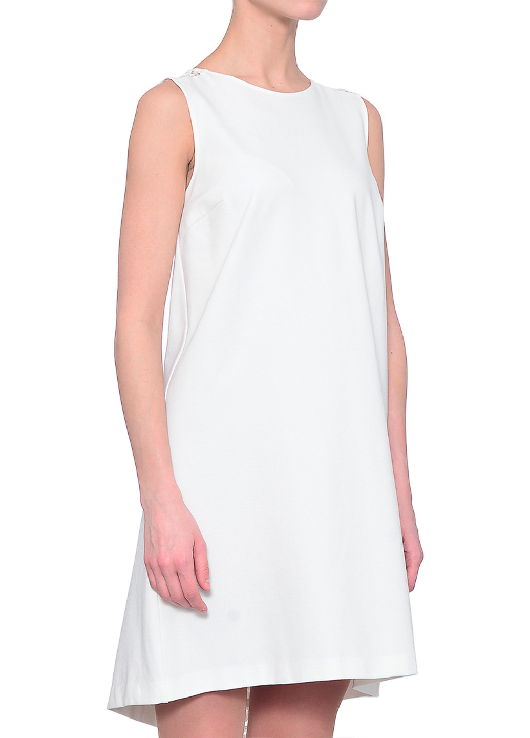 Белое кэжуал платье Twinset